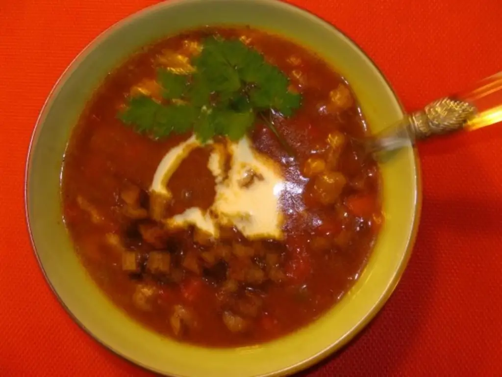 Супы: Суп-гуляш на новогоднюю вечеринку