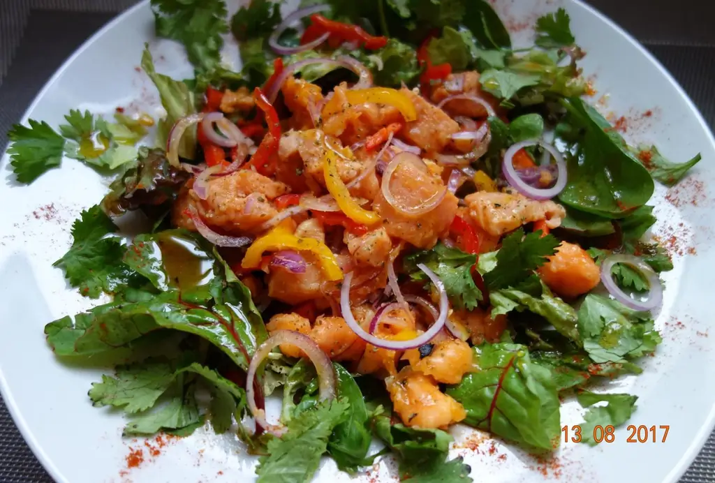 Фруктовый лосось