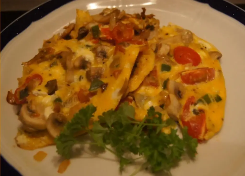 Омлет с сытными овощами