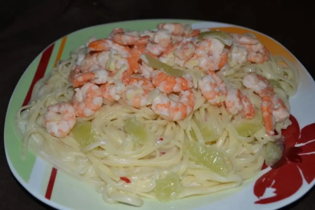 Острая паста с лаймом и имбирем