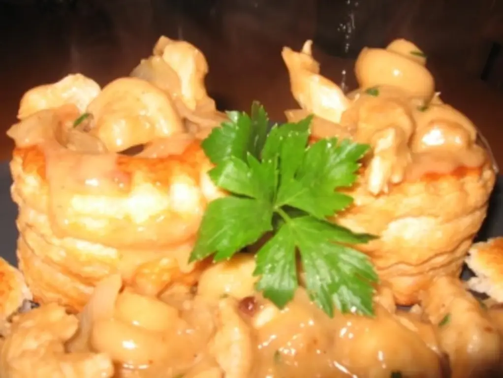 Королевский пирог с курицей