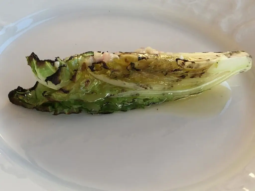 Салат на гриле с винегретом