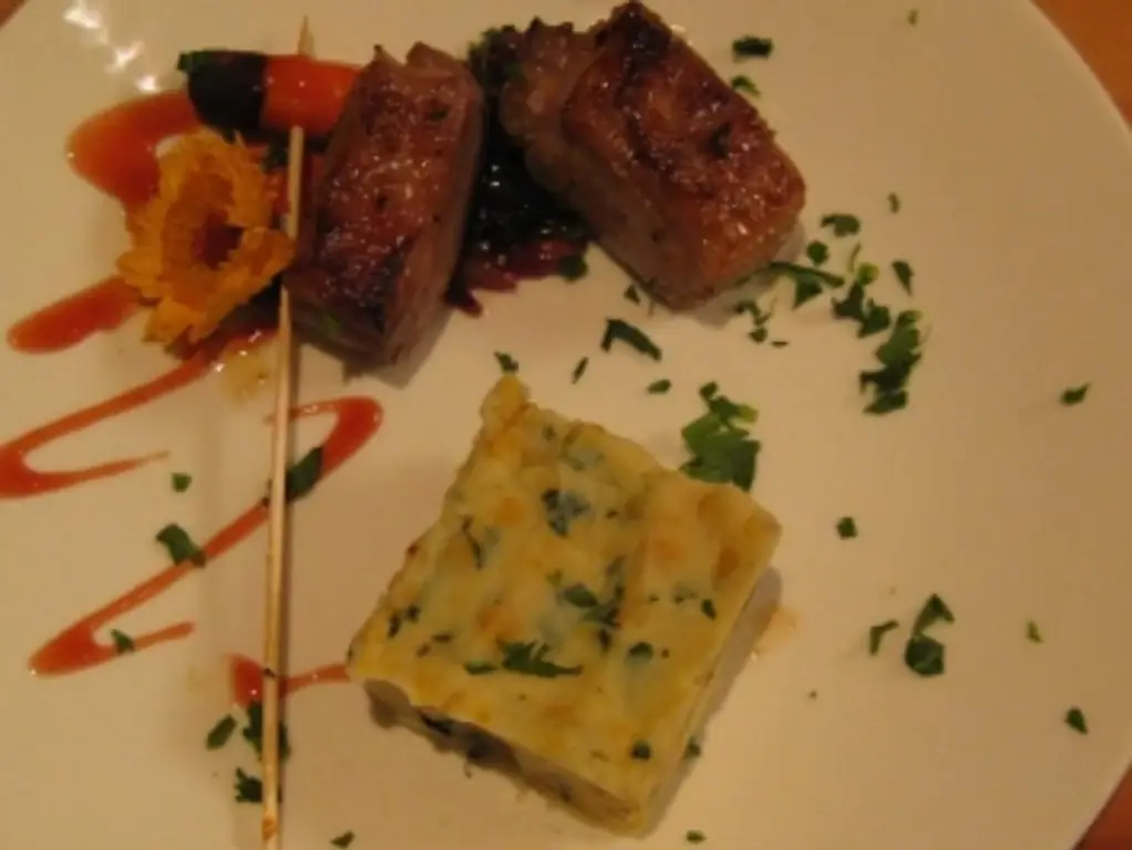 Французская баранина с нутом