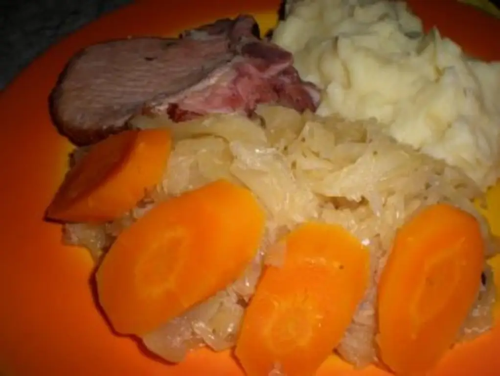 Квашеная капуста, легкая