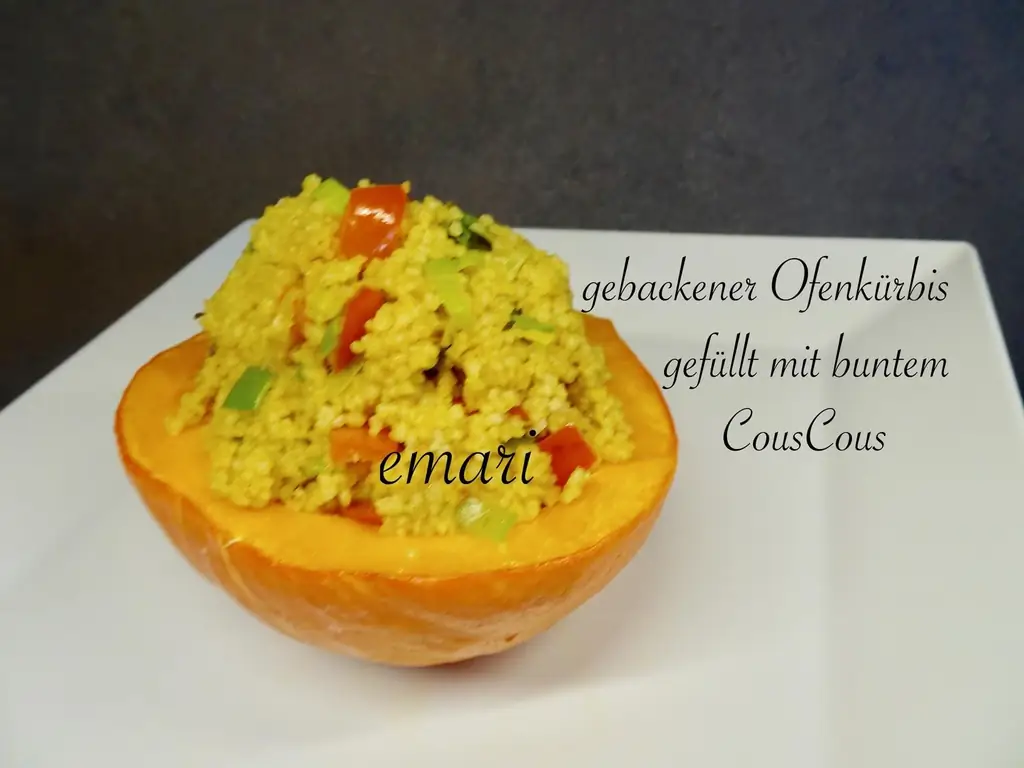 Запеченная, фаршированная тыква в духовке