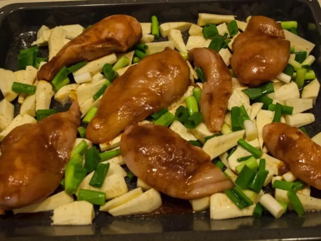 Куриное филе на пастернаке