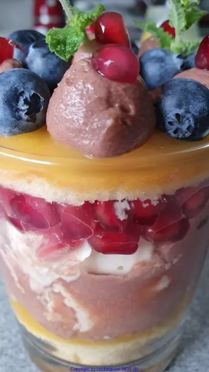 Тарталетки в стакане (использование остатков)