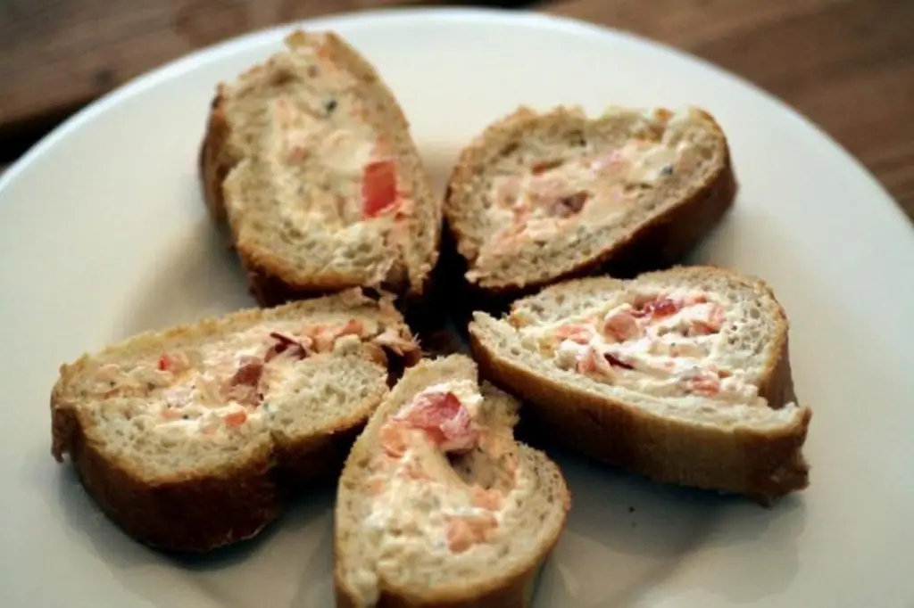 Багет со сливочным сыром