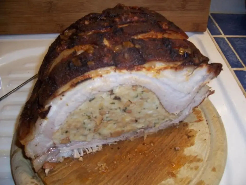 Свиная грудинка с кнедликами