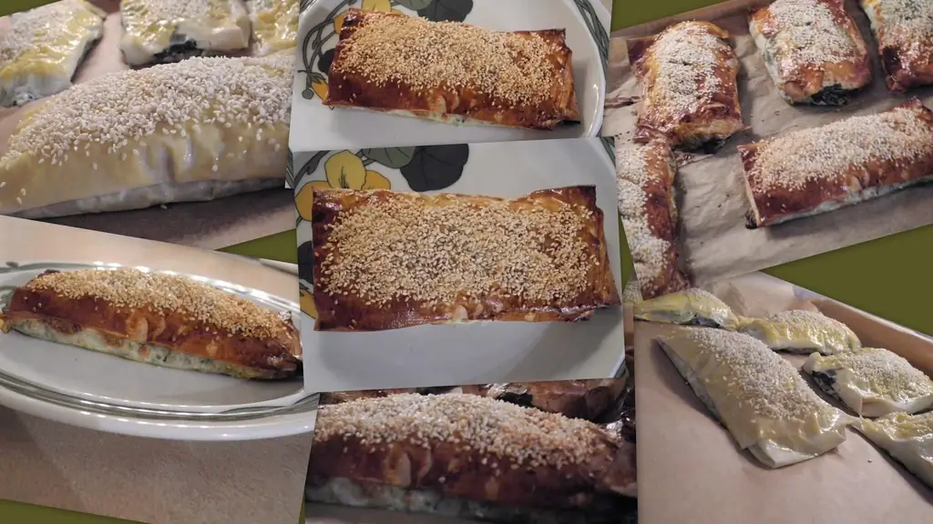 Филе лосося в тесте для штруделя