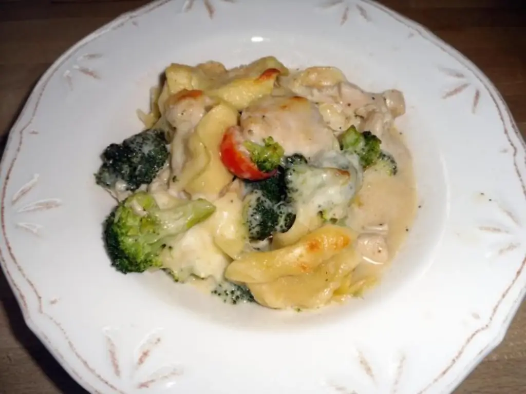 Запеканка с тортеллони