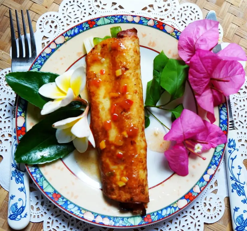 Веганские, балийские блинчики с начинкой аля "I Gusti Made"