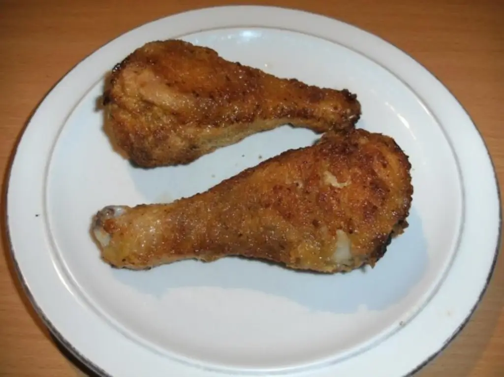 Мясо: Жареный цыпленок из духовки