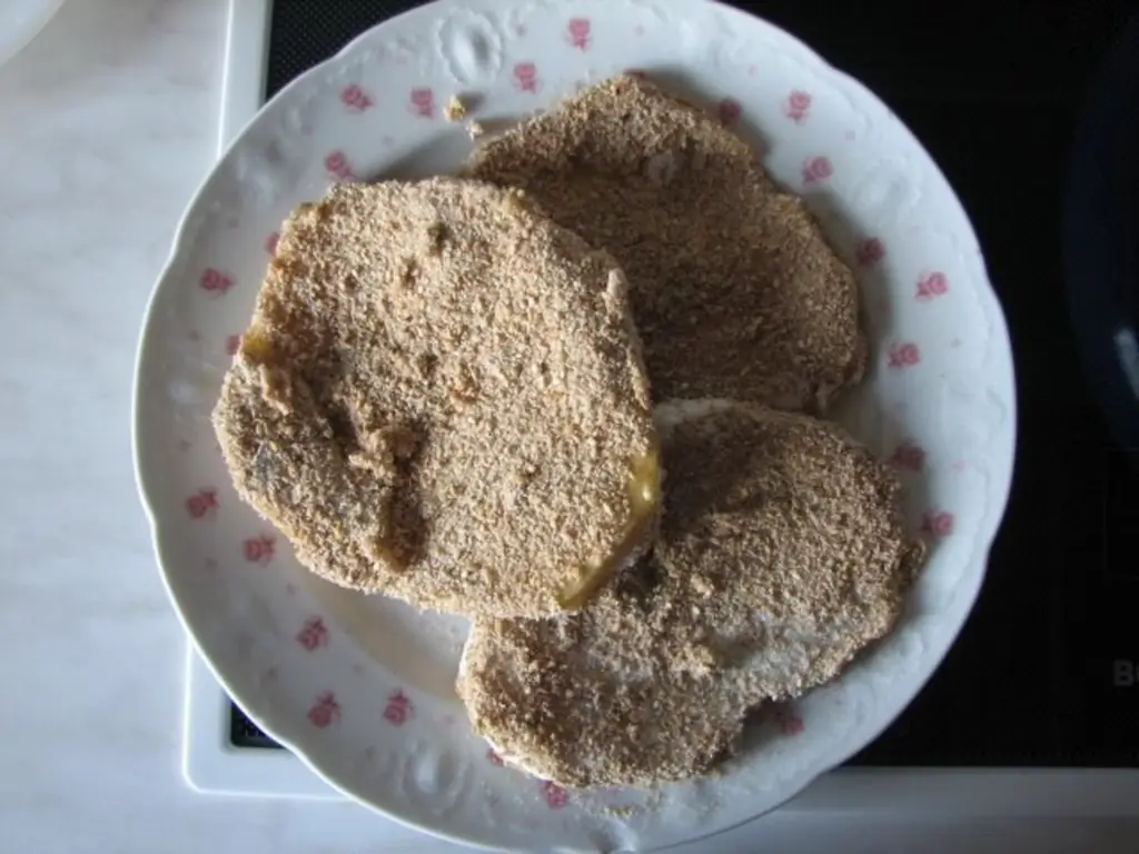 Эскалоп из сельдерея с картофелем ризолето