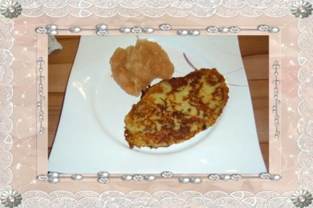 Картофельные оладьи с сыром