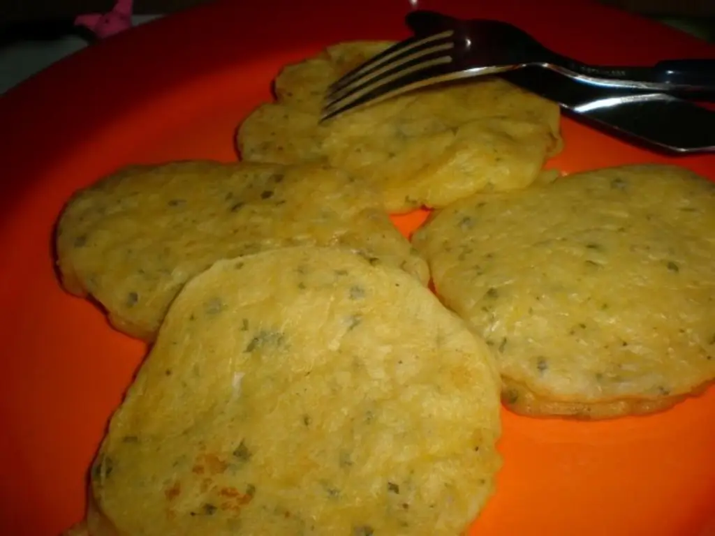 Картофельные дукаты с яичным желтком и картофелем