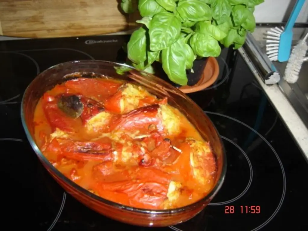 Острый перец с начинкой из картофеля