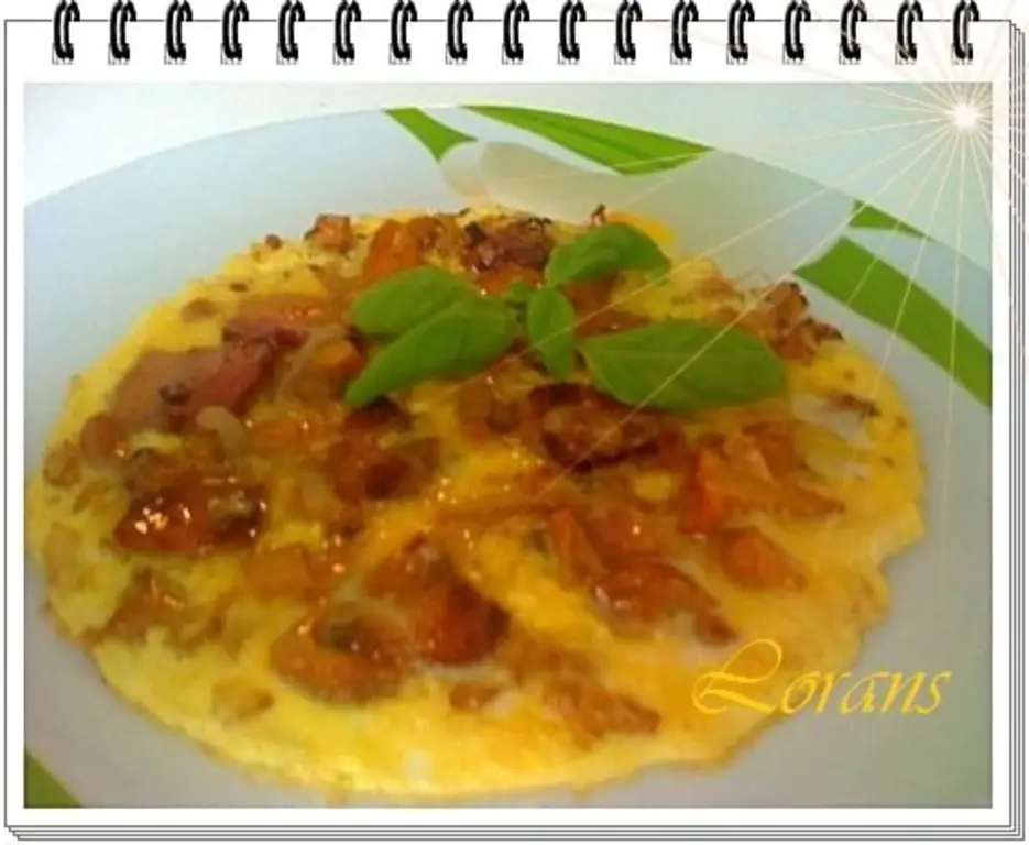 ❈ Омлет с беконом и лисичками ❈