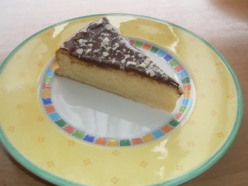 Быстрый итальянский миндальный торт