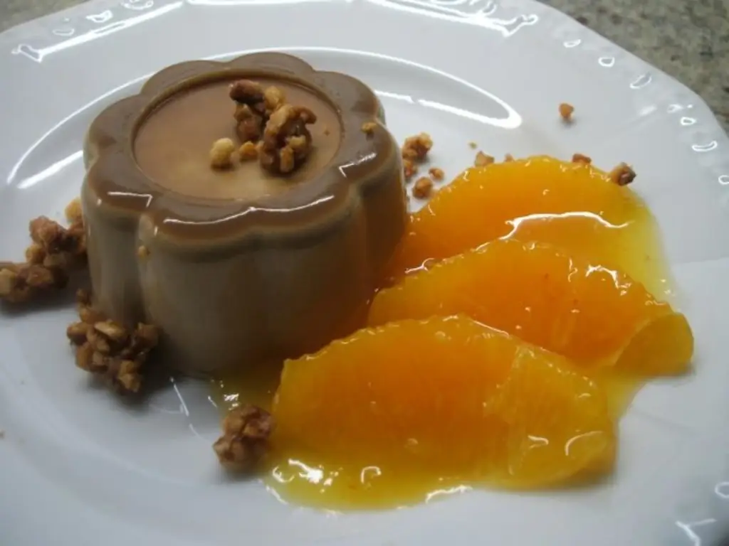 Десерт: мокко котта