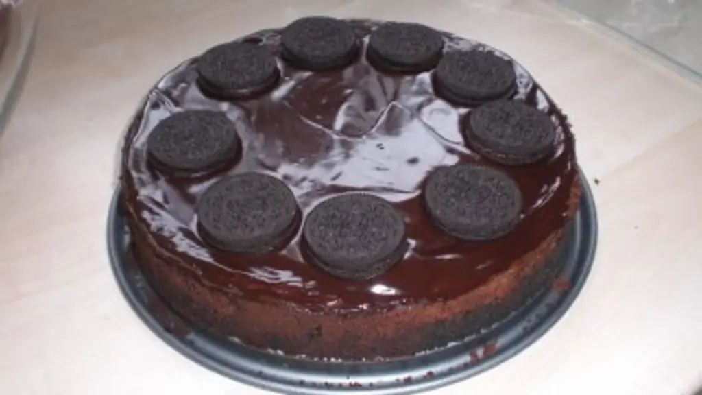 Двойной шоколадный чизкейк с шоколадным ганашем