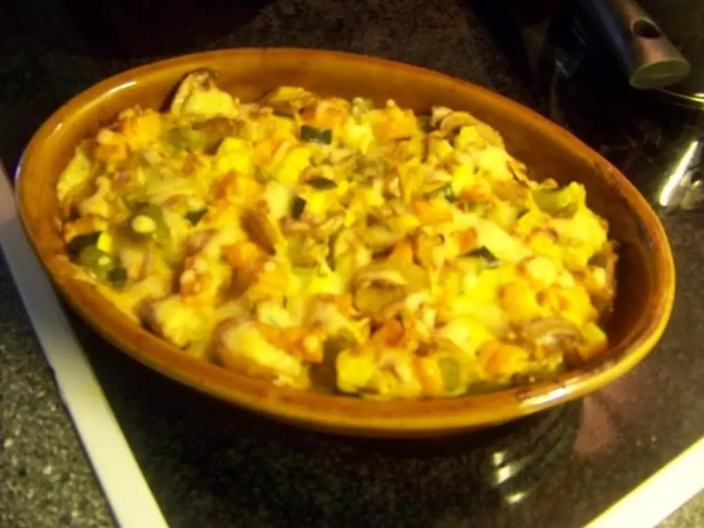 Вегетарианская овощная лазанья