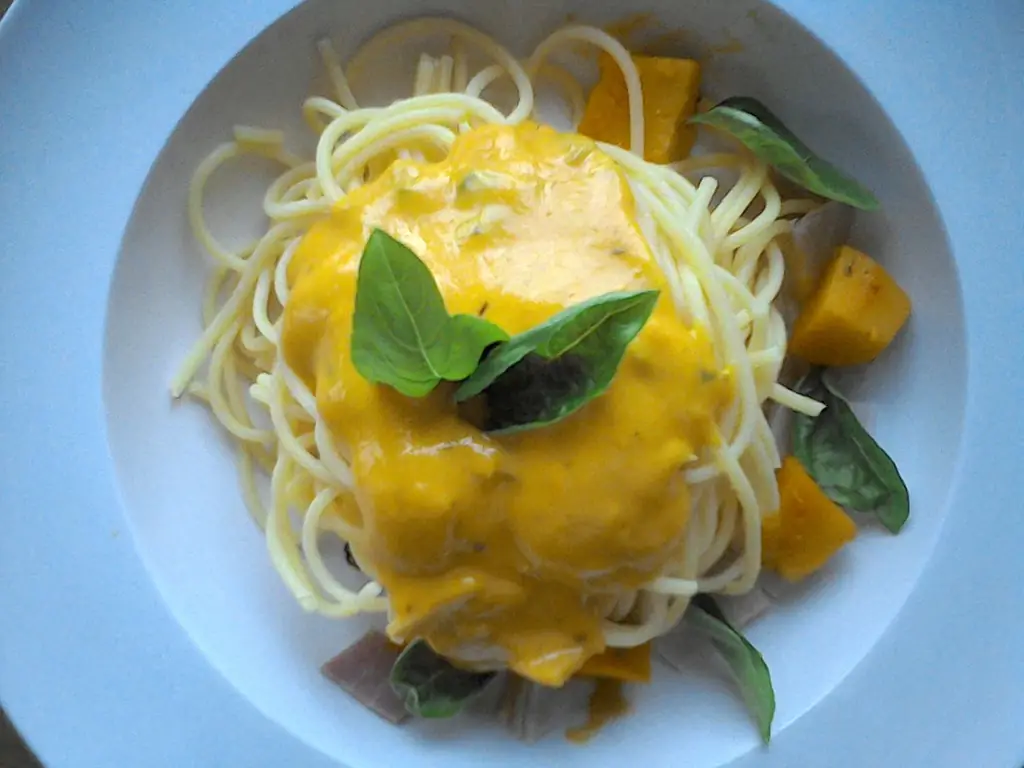 Безглютеновая паста с тыквой