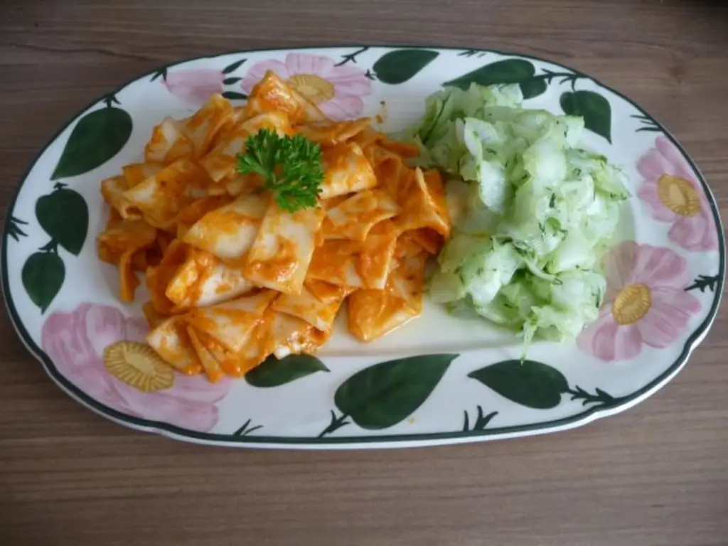 Паста: Тальятелле с миндалем