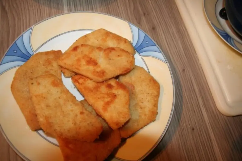 Шницель из сельдерея с кокосовым карри