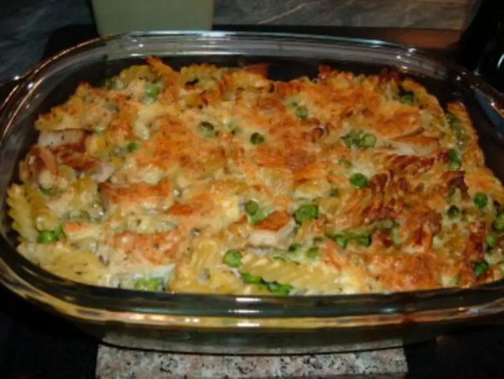 Запеканка:Запеканка из макарон с куриной грудкой