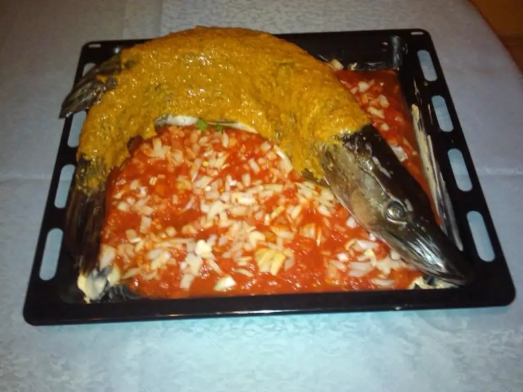 Запеченная щука