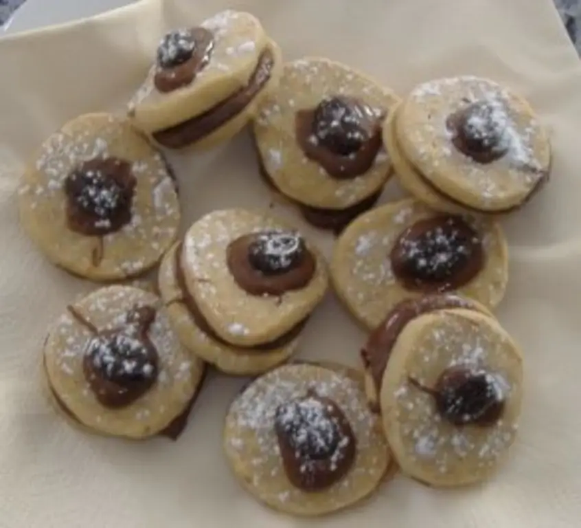 Рождественское печенье капучино