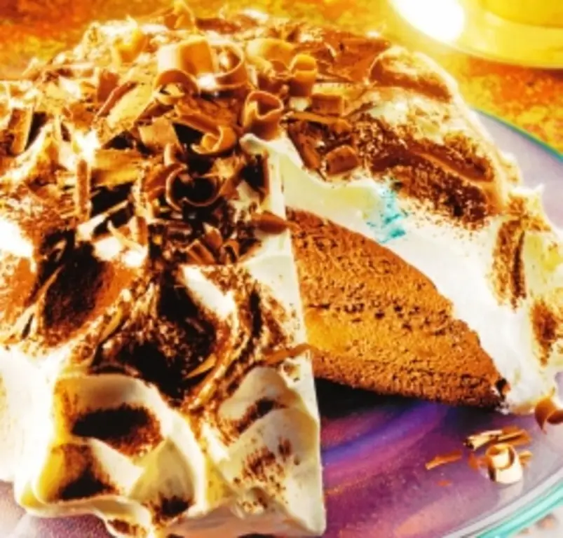 Сливочный купольный торт