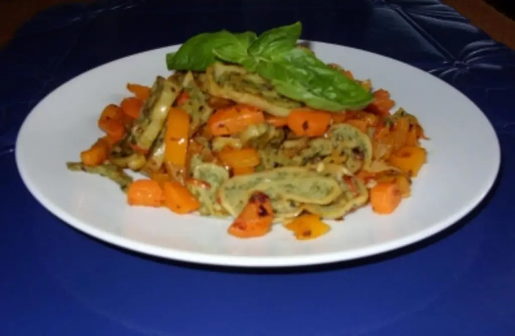 Маульташен с овощами