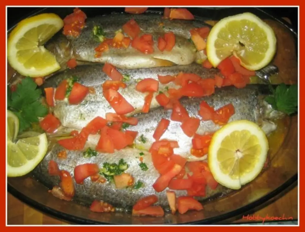Фаршированная форель из духовки