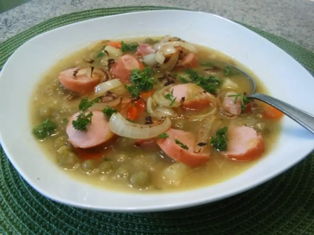 Бабушкино гороховое рагу