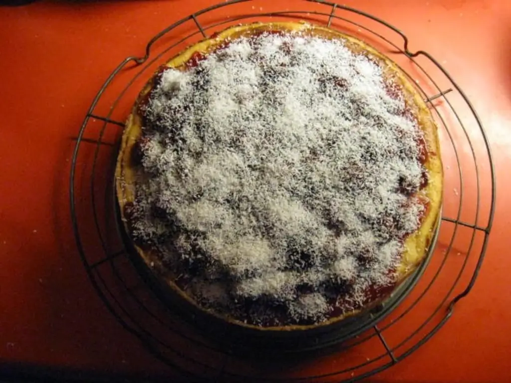 Чизкейк с кокосовым молоком и вишней