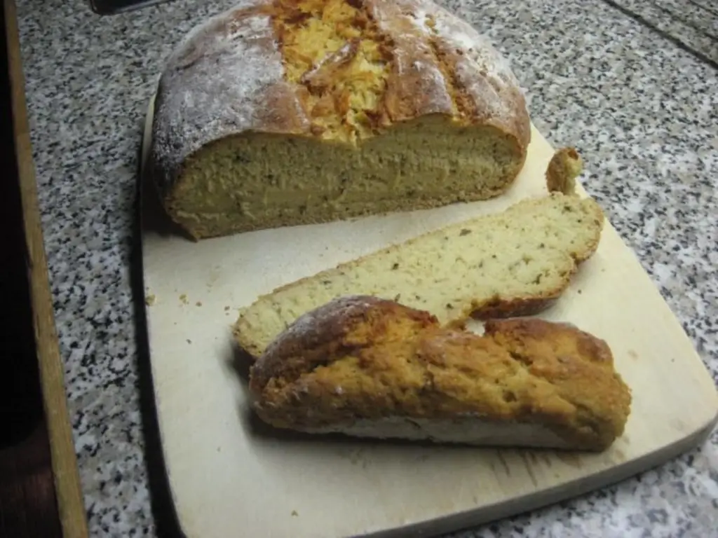 Картофельный хлеб..что-нибудь сытное на время перекуситьи быстро