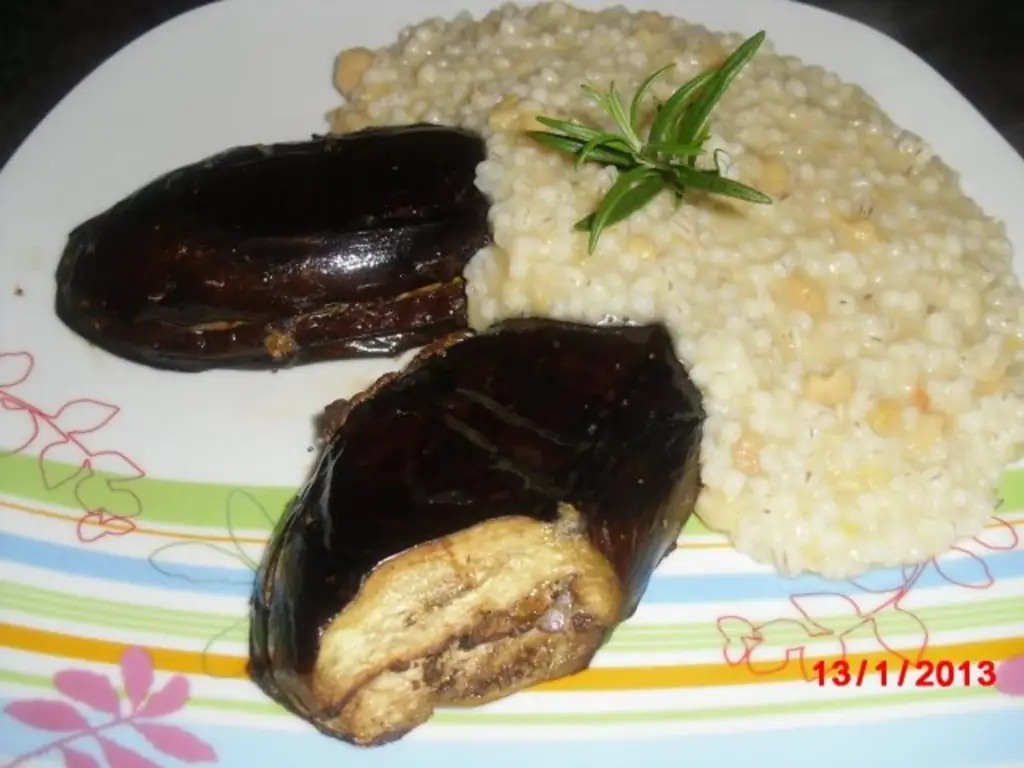 ВегетарианскиеБаклажаны, фаршированные тофу