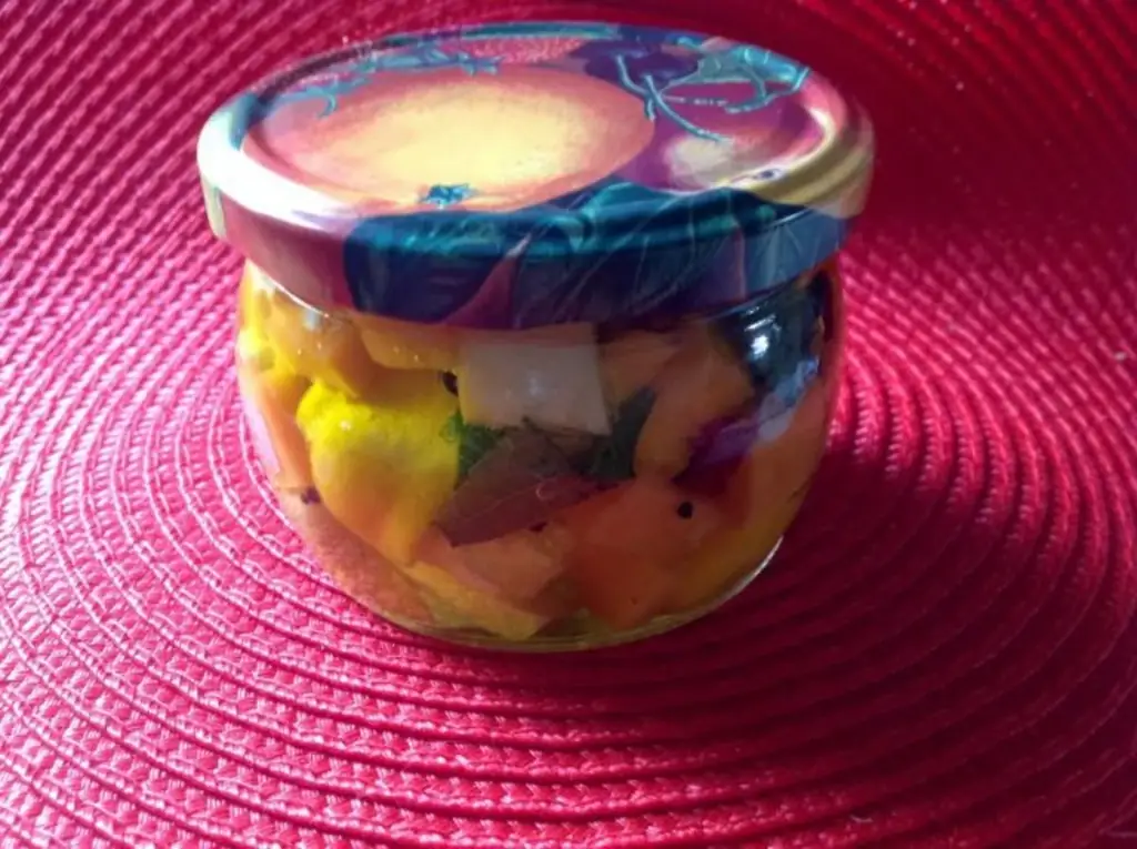 Маринованная тыква с сыром