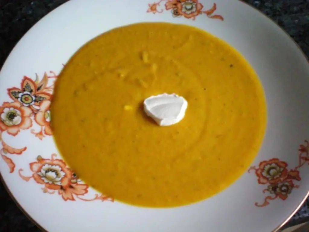 Суп: Тыквенный суп с имбирем