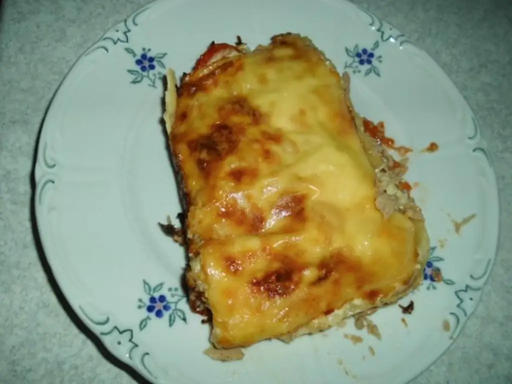 Рыба: Запеканка из тунца