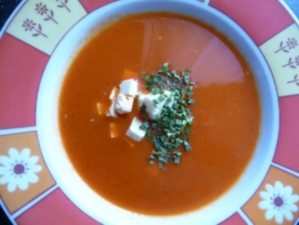 Сладкий суп из паприки