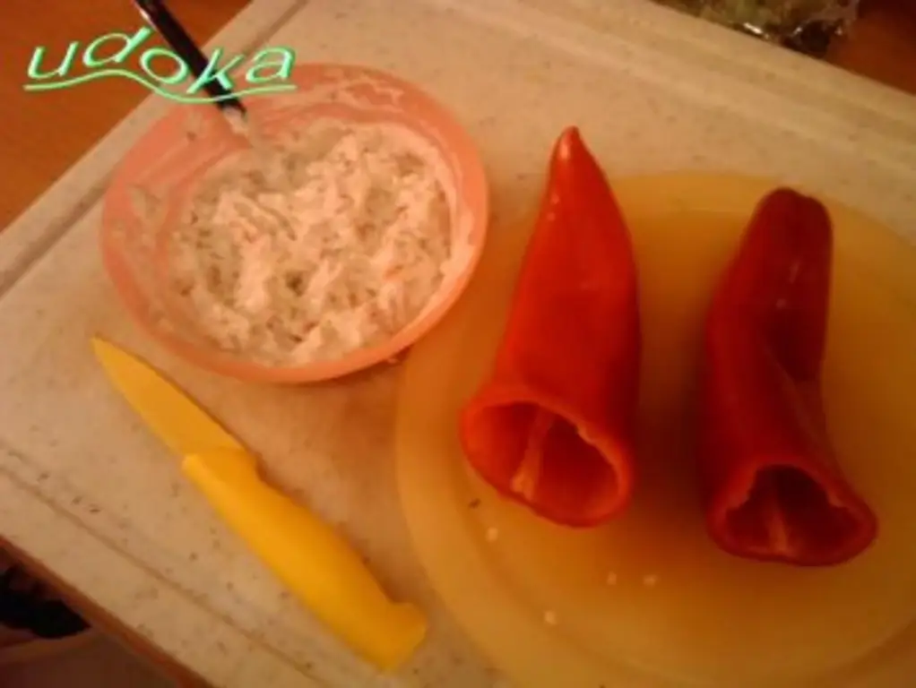 Кольца фаршированного перца