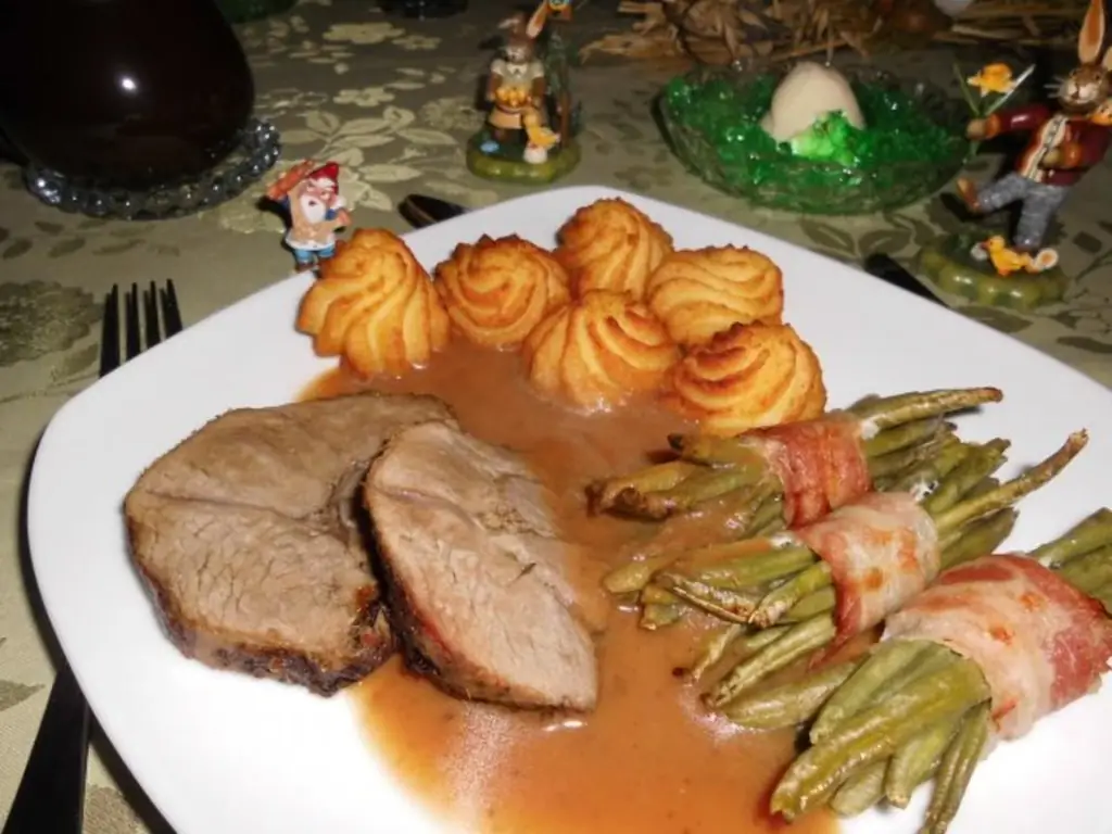 Нога ягненка, приготовленная в жаровне>>