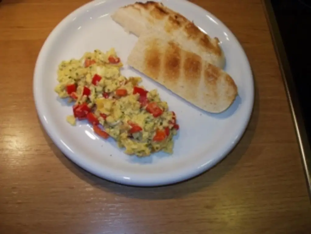 Яичница с перцем