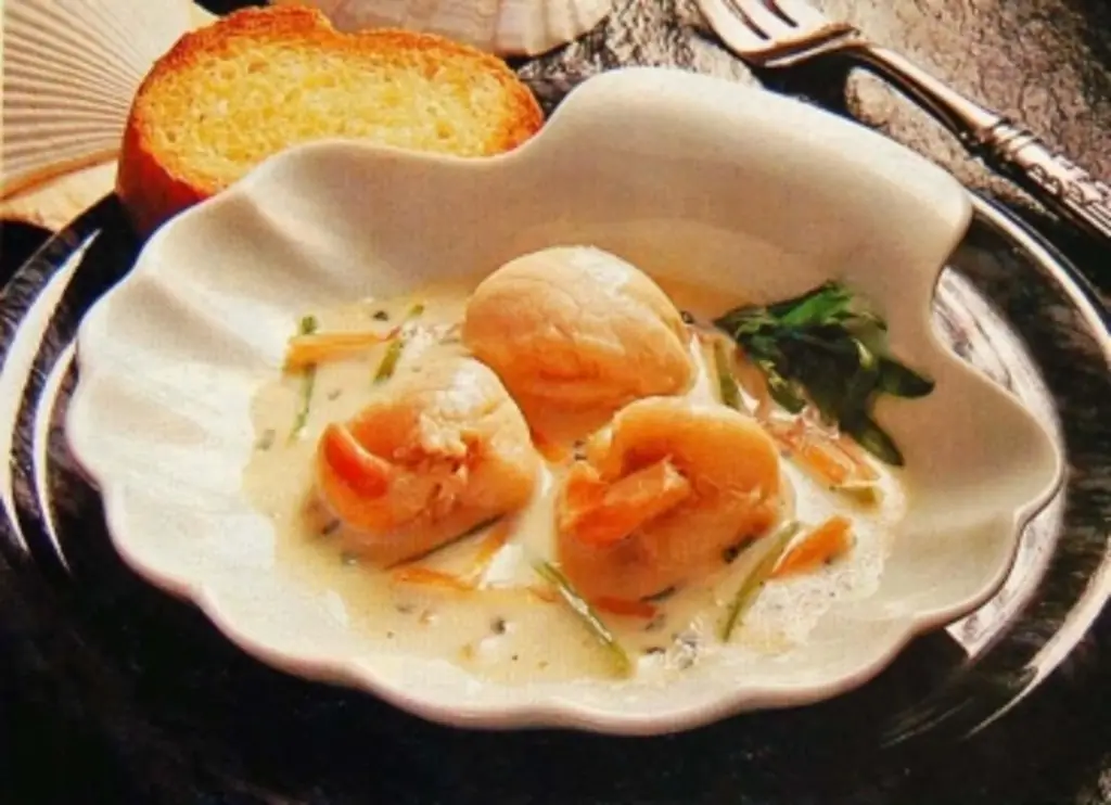 Гребешки в изысканном соусе