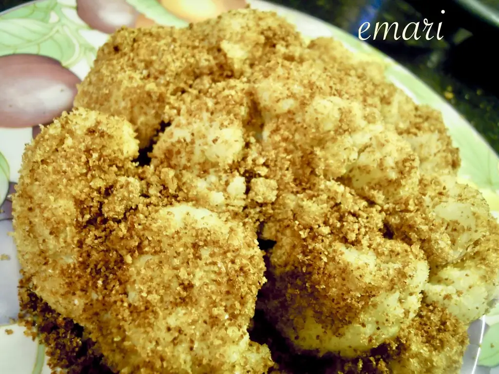 Цветная капуста / цветная капуста в хрустящей масляной крошке