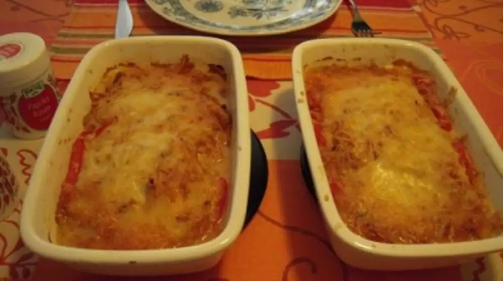 Гратен из филе грудки индейки