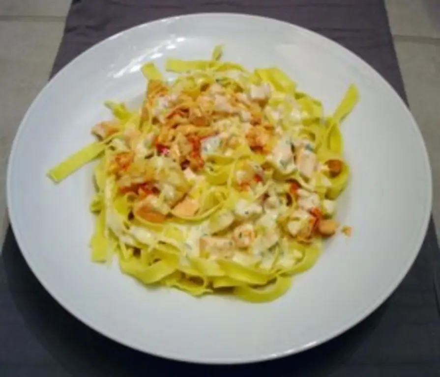 Тальятелле с лобстером